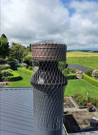 Flexible Bird Mesh for Covering Wood Fire Flue Cowls