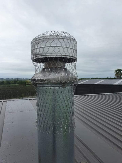 Flexible Bird Mesh for Covering Wood Fire Flue Cowls