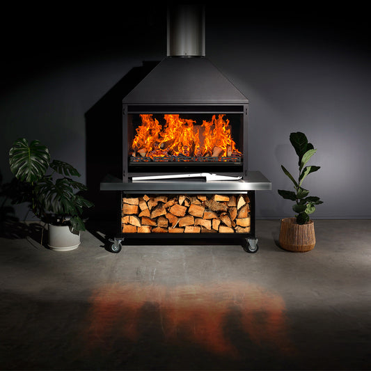 Metro Outdoor 850 - Trolley (fire & flue package)