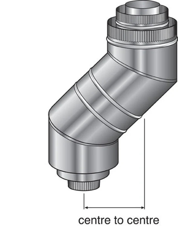 Combination offsets 45 Deg - Double Casing