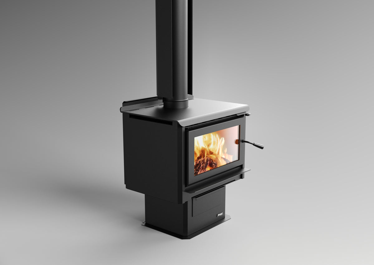 Hurunui - Freestanding Ultra-Low Emissions (ULEB) Wood Fire with Ash P ...