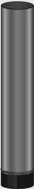 Hi Therm Black Flue Pipe 1200mm Lenths ~ 100mm dia