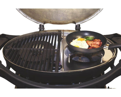 Ziggy By Ziegler & Brown Triple Grill LPG Classic On Cart (Gunmetal Grey)